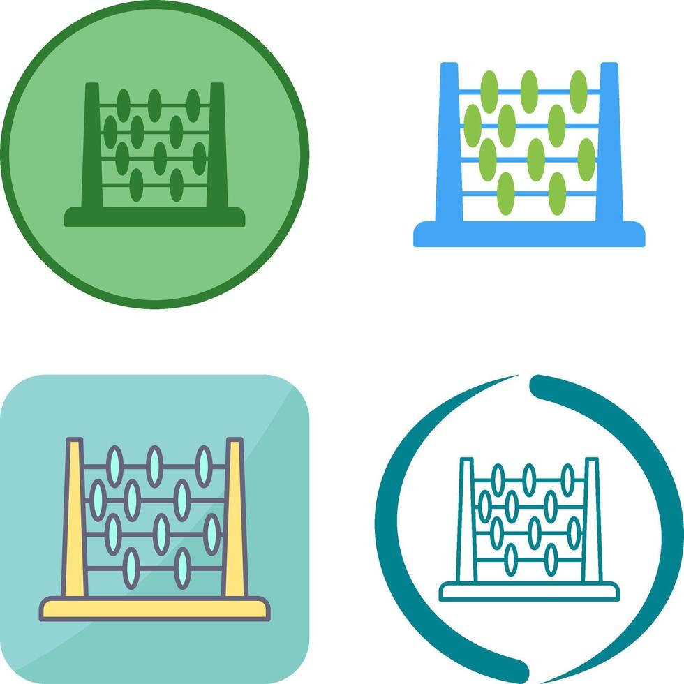 Abacus Icon Design vector