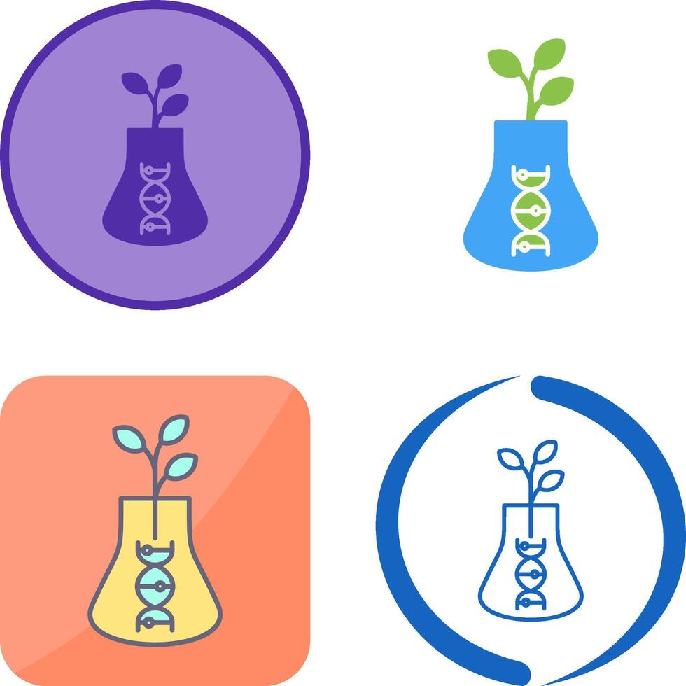 Biology Icon Design vector