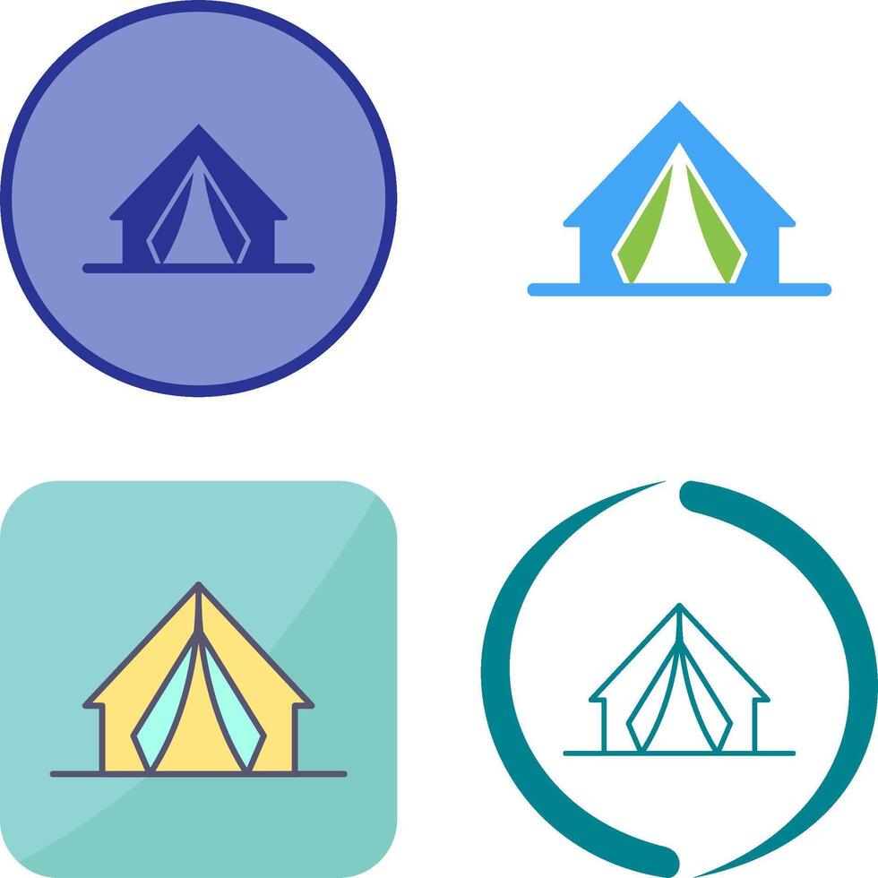 Camp Icon Design vector