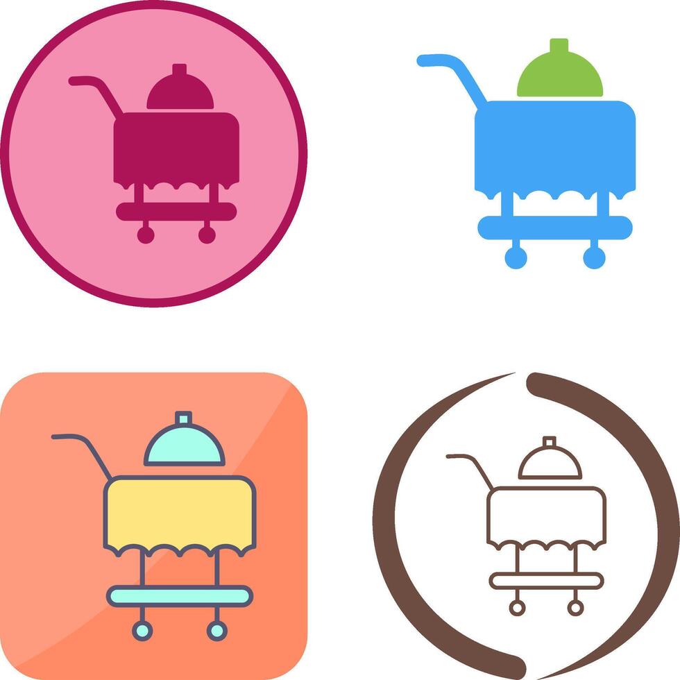 Room Service Icon Design vector