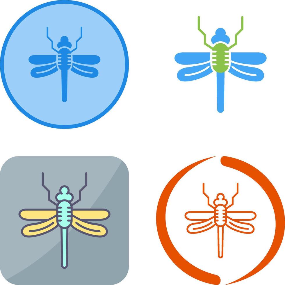 Dragonfly Icon Design vector