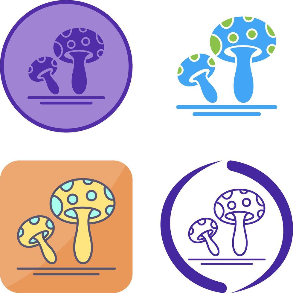 Mushroom Icon Design vector