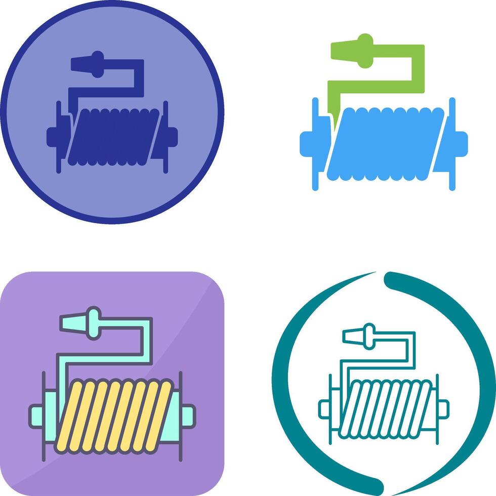 Water Hose Icon Design vector