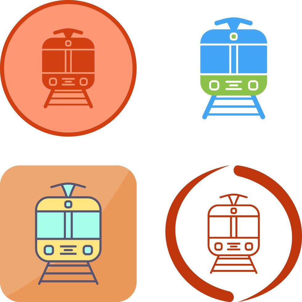Tram Icon Design vector