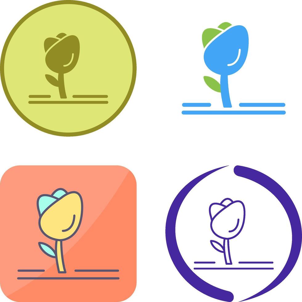 Tulip Icon Design vector