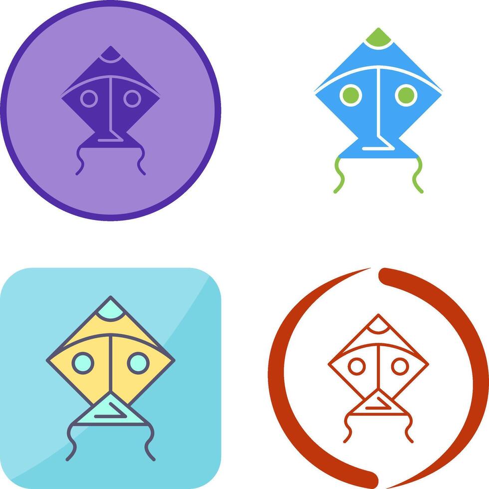 Kite Icon Design vector