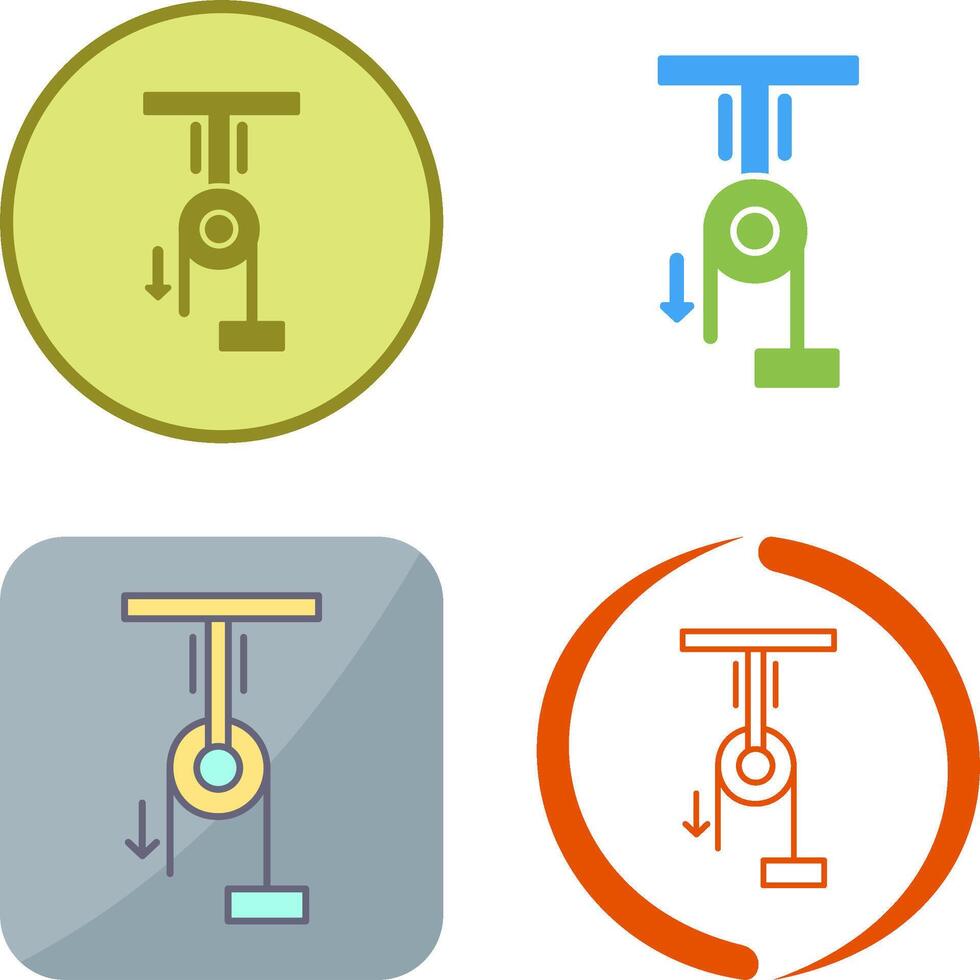 Pully Icon Design vector