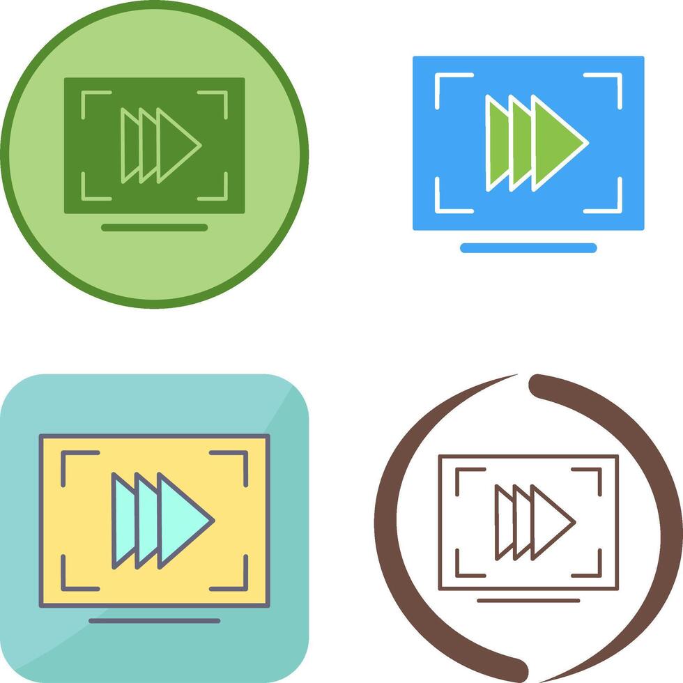 Slow Motion Icon Design vector