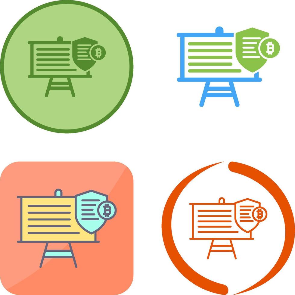 Presentation Icon Design vector