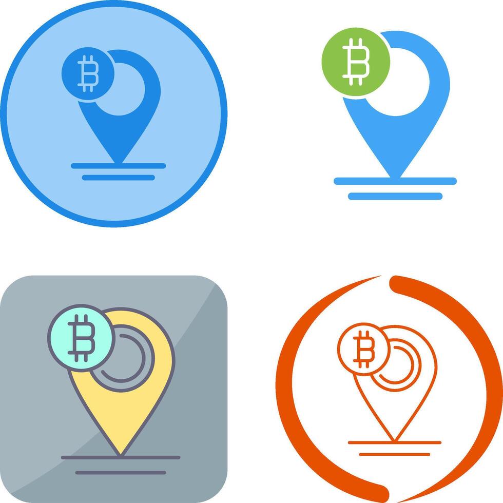 Bitcoin Placeholder Icon Design vector