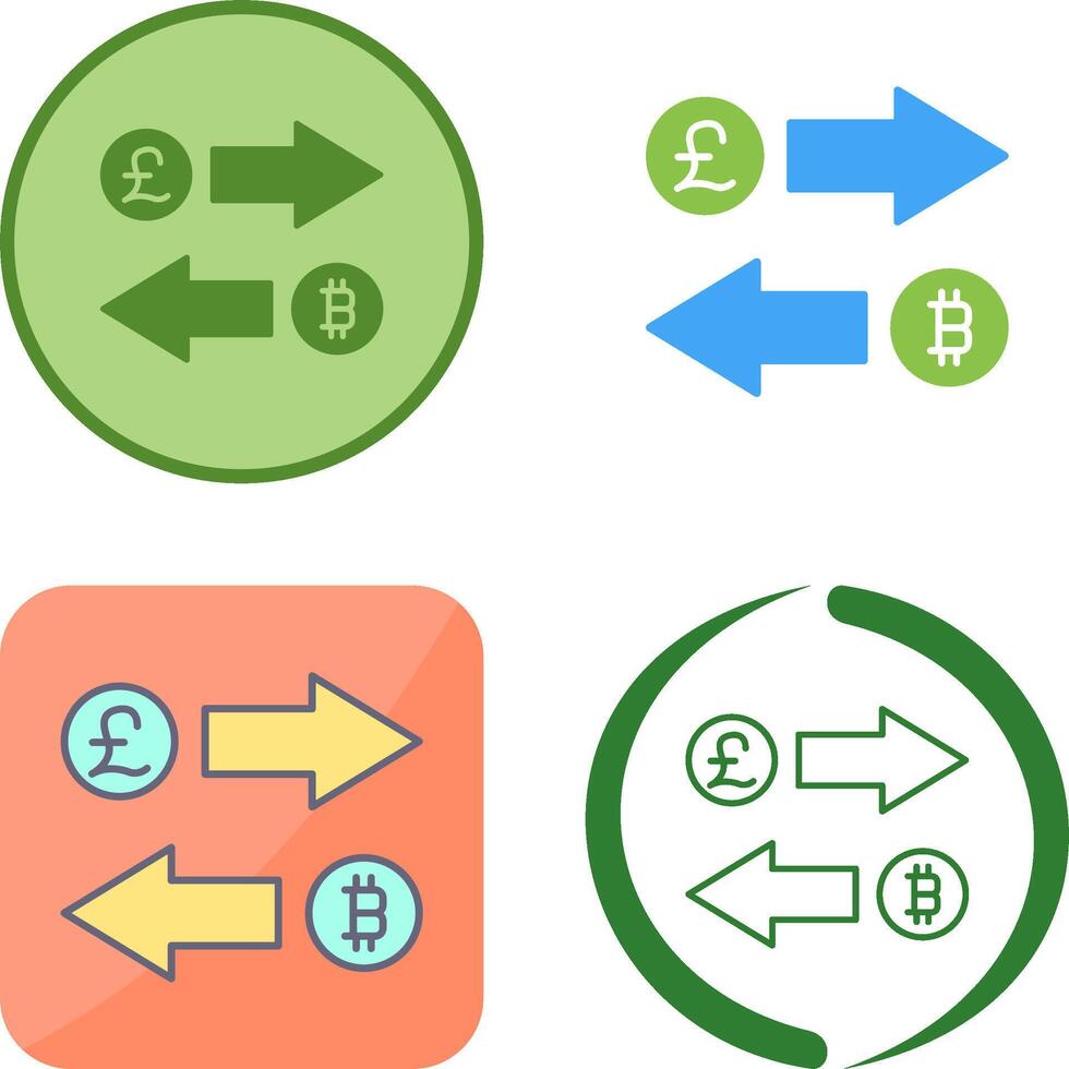 Exchange Icon Design vector