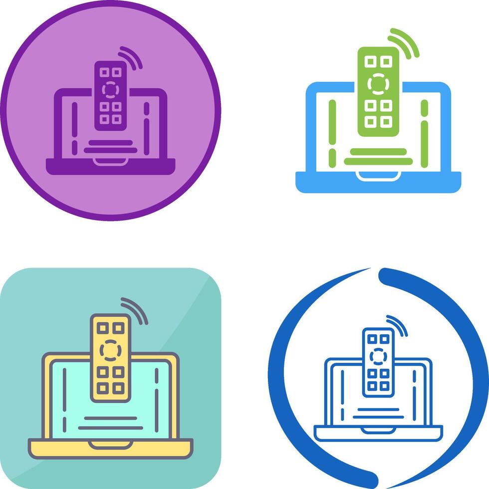Remote Icon Design vector