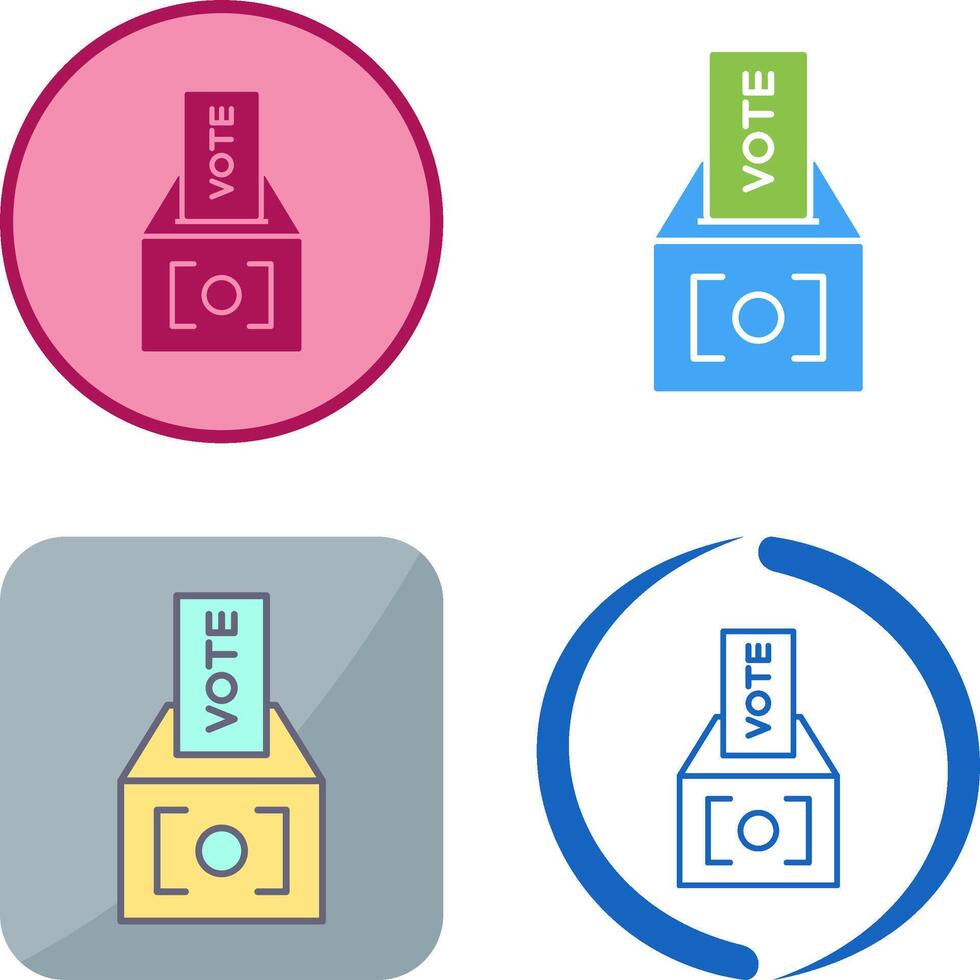 Vote Icon Design vector