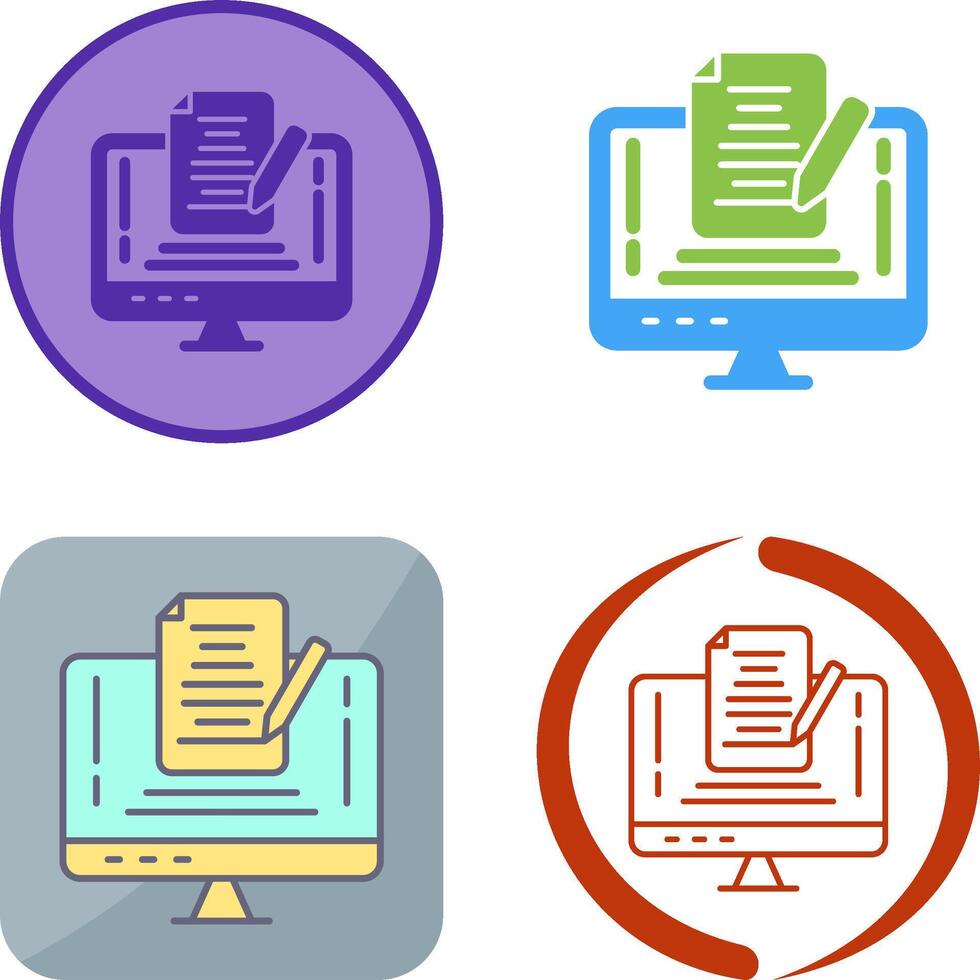 Note Icon Design vector