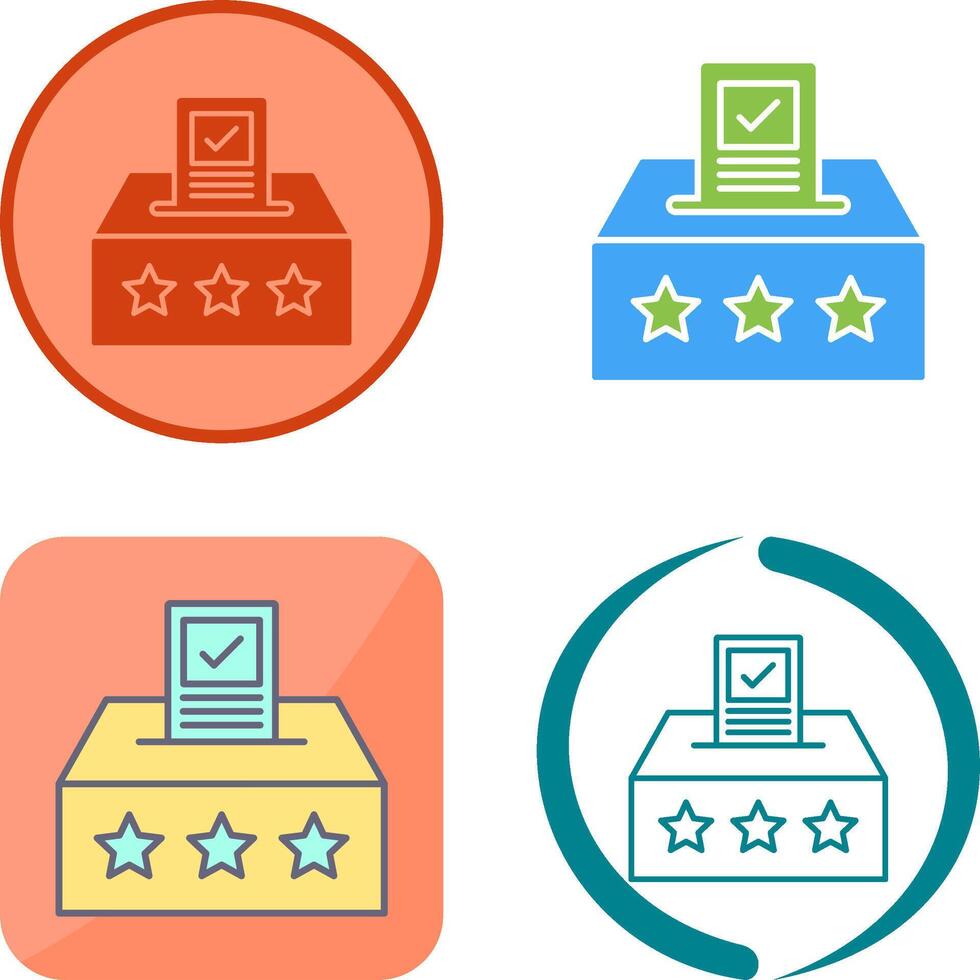 Ballot Icon Design vector
