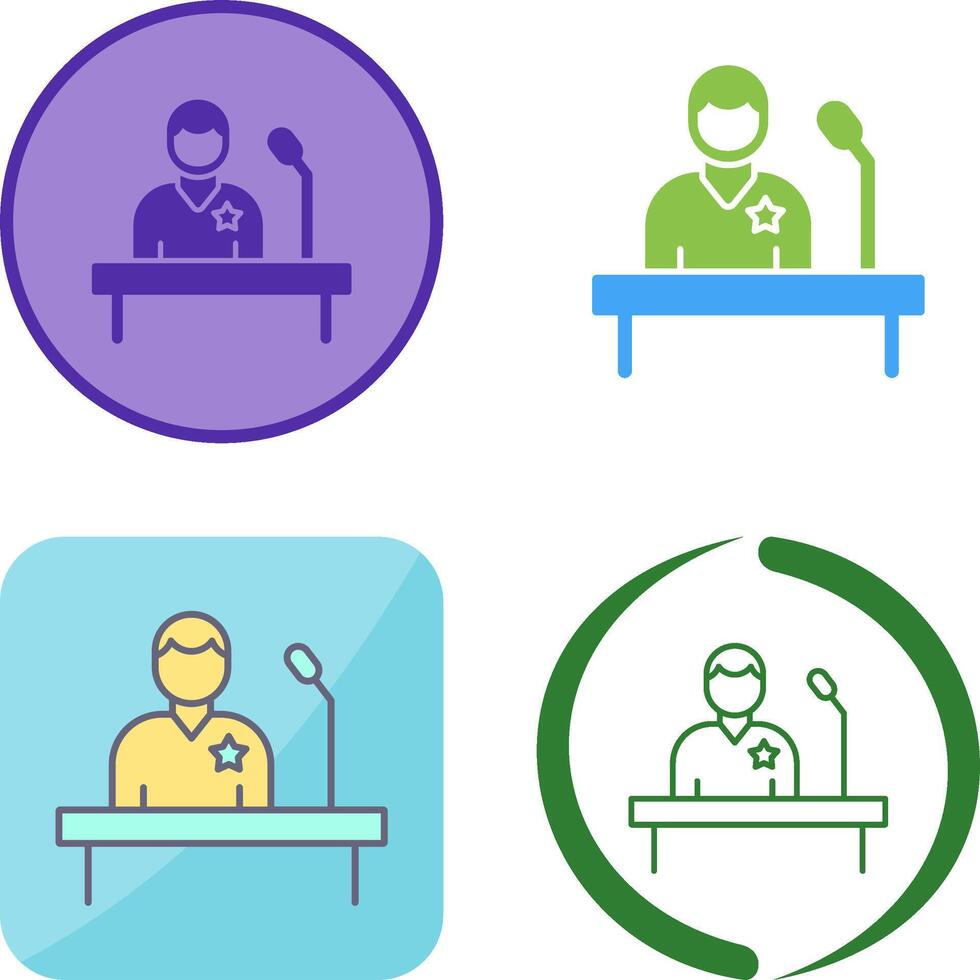 Candidate Icon Design vector