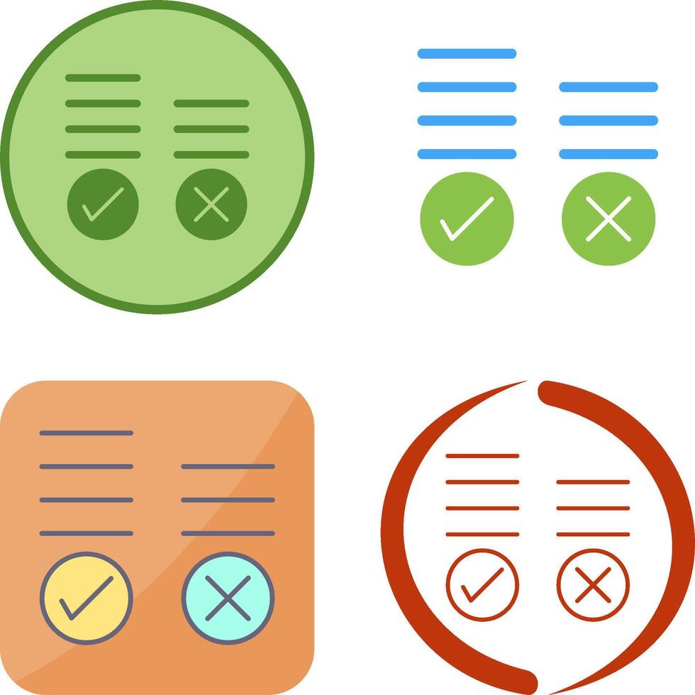 Voting Result Icon Design vector