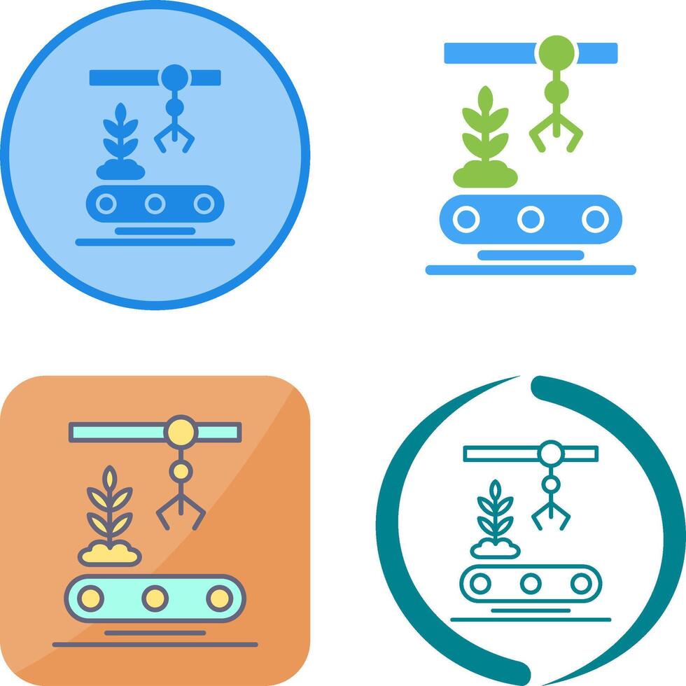 Conveyor Icon Design vector