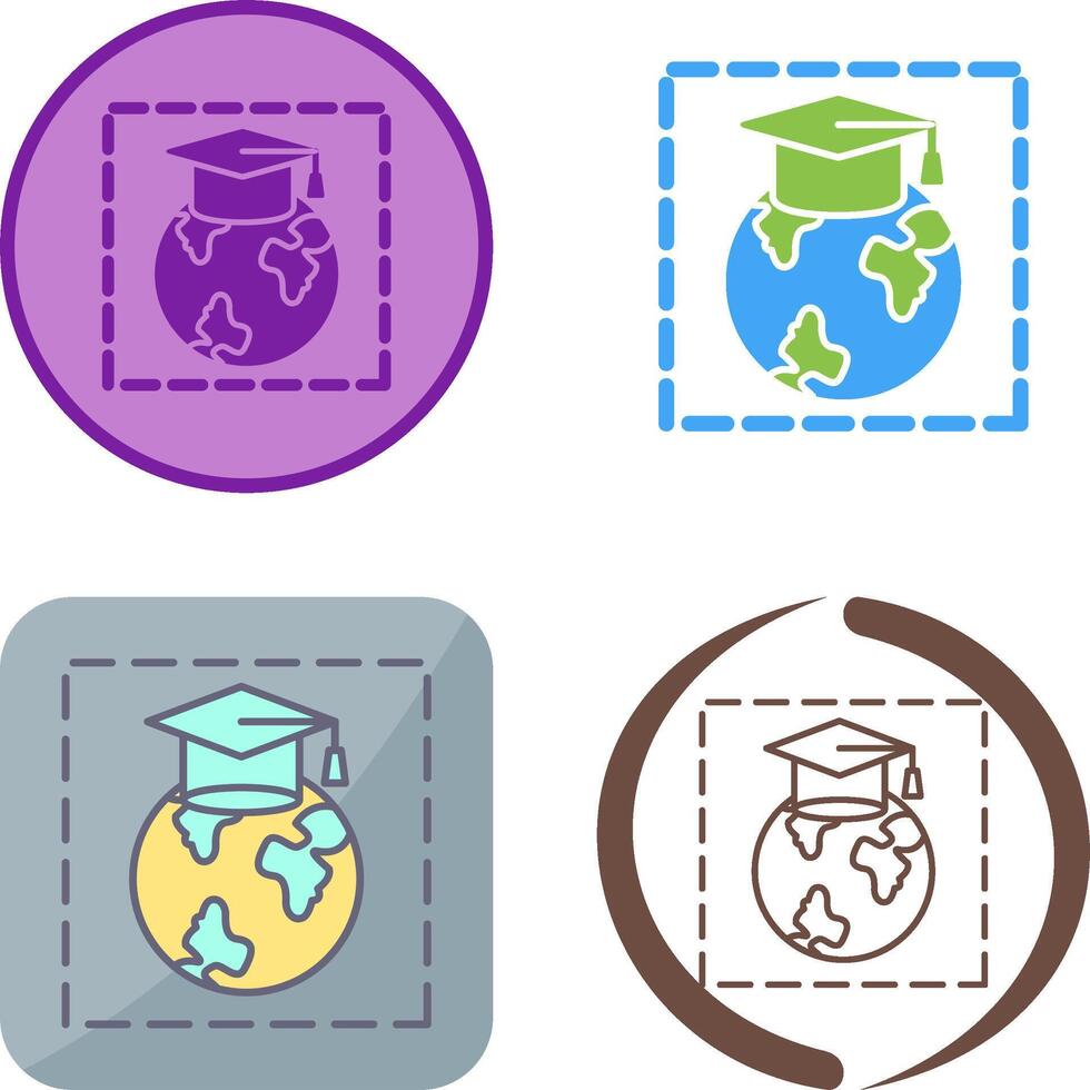 Earth Icon Design vector