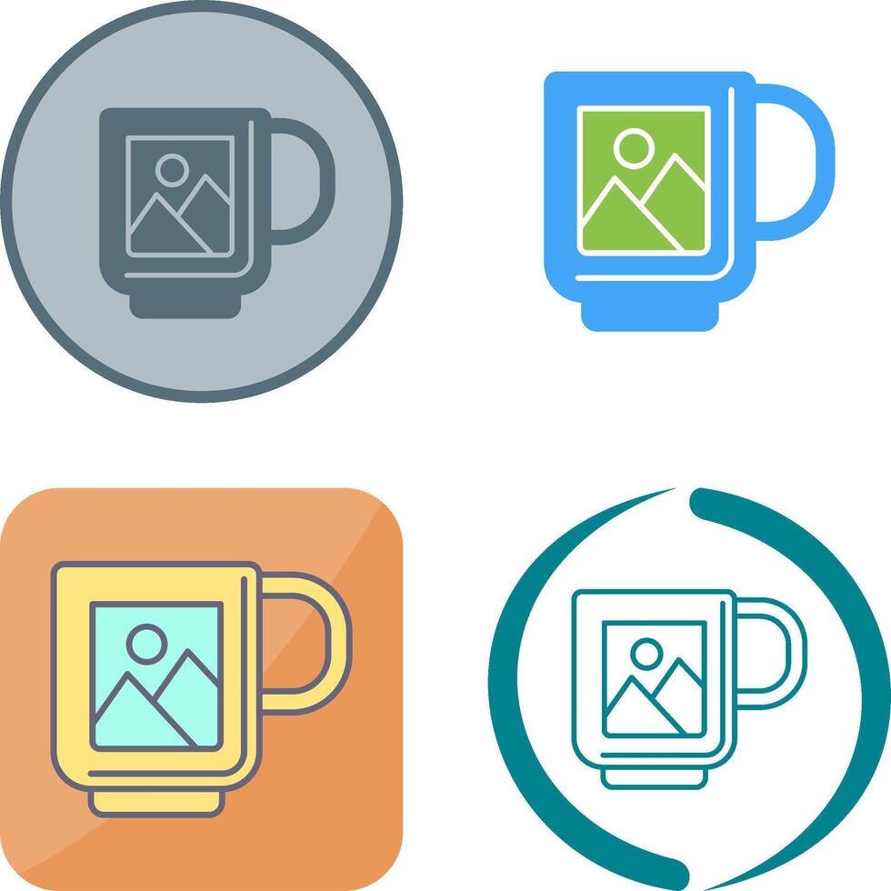 Mug Icon Design vector