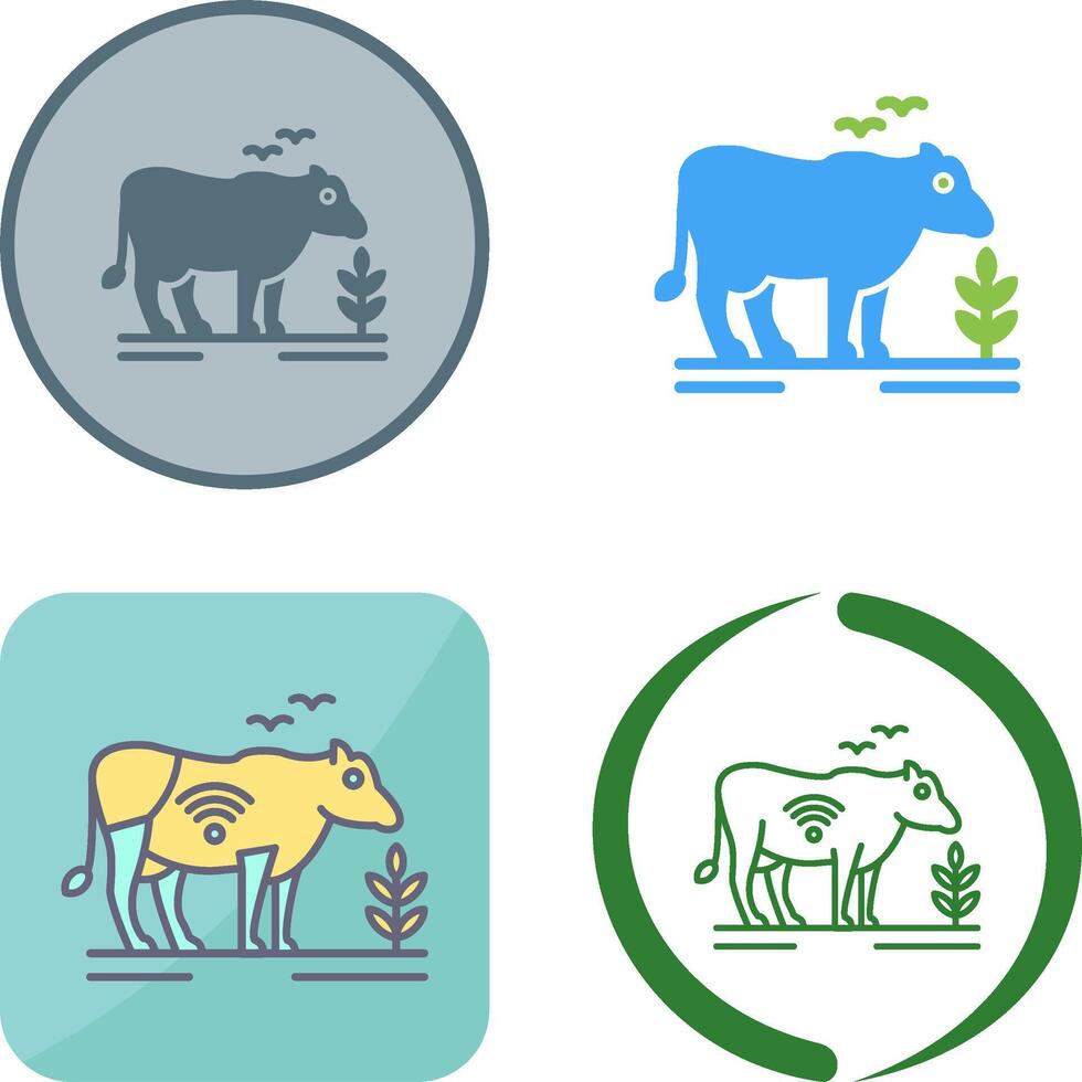 Cattle Icon Design vector