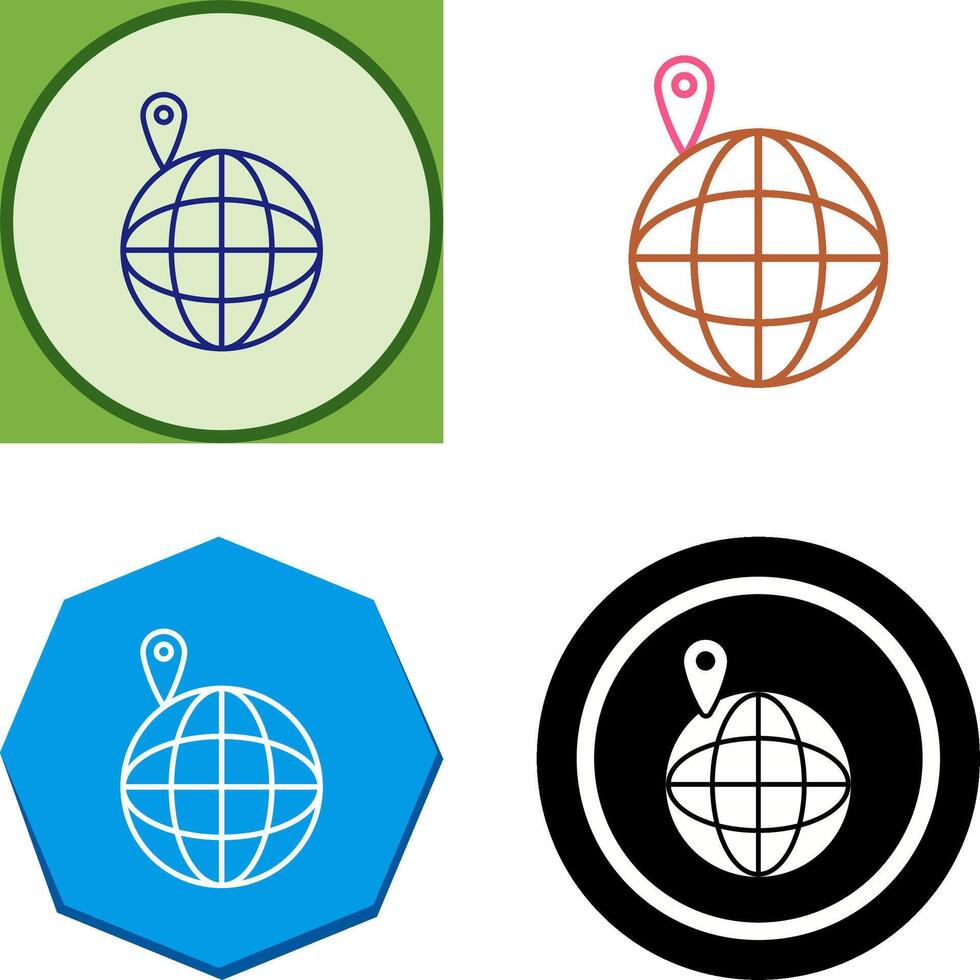 Vacation Spots Icon Design vector