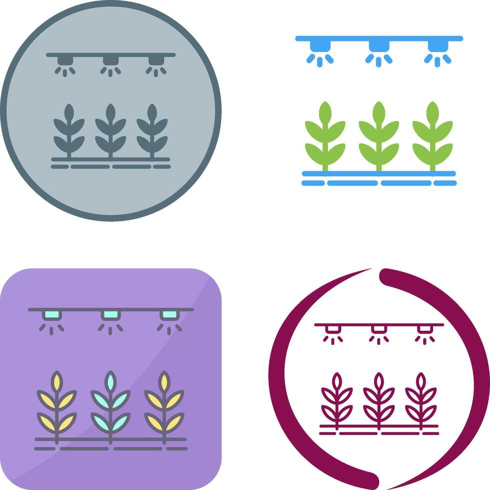 Irrigation System Icon Design vector