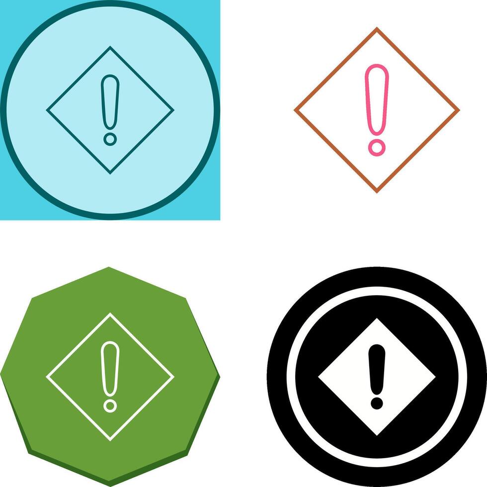Caution Sign Icon Design vector