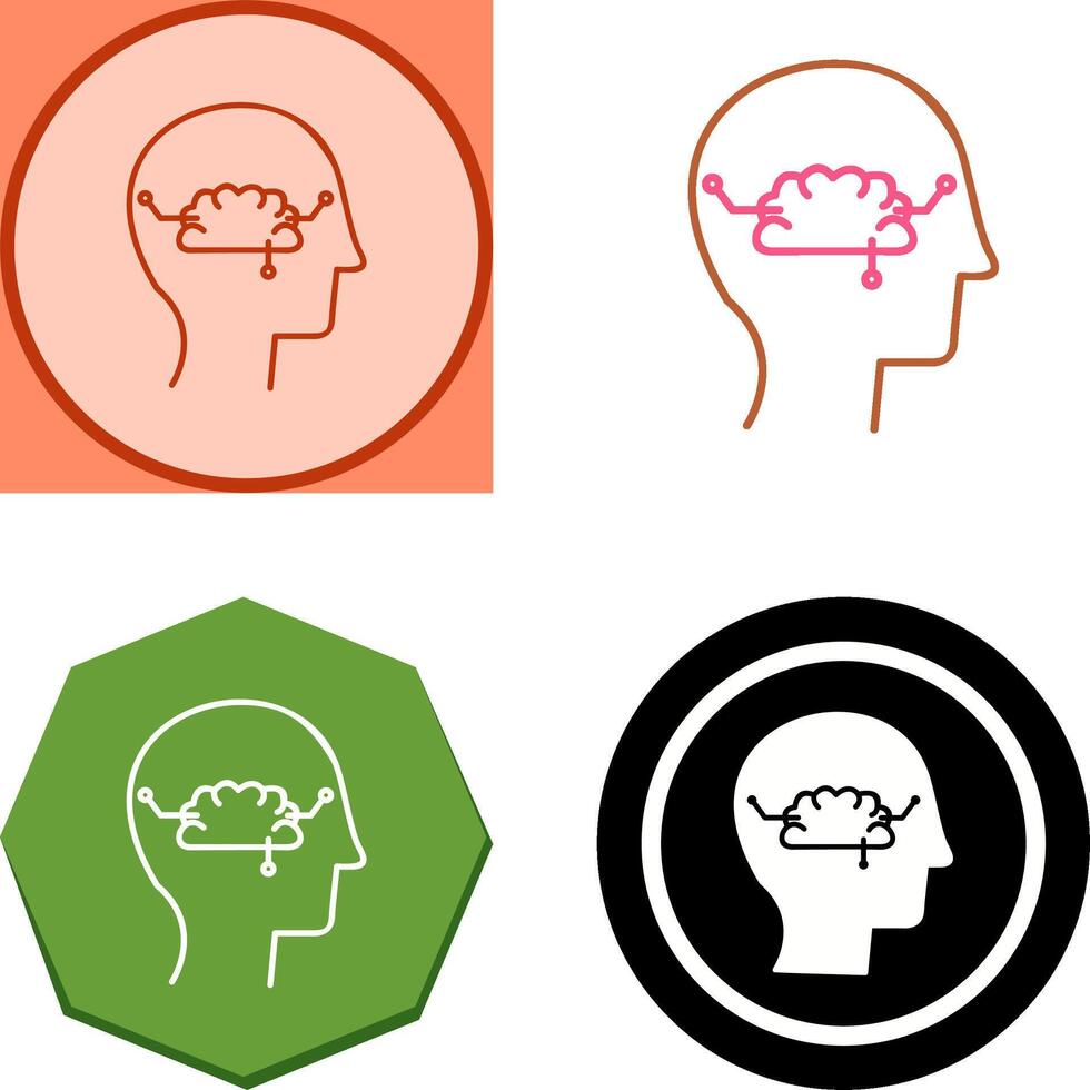 Thinking Icon Design vector