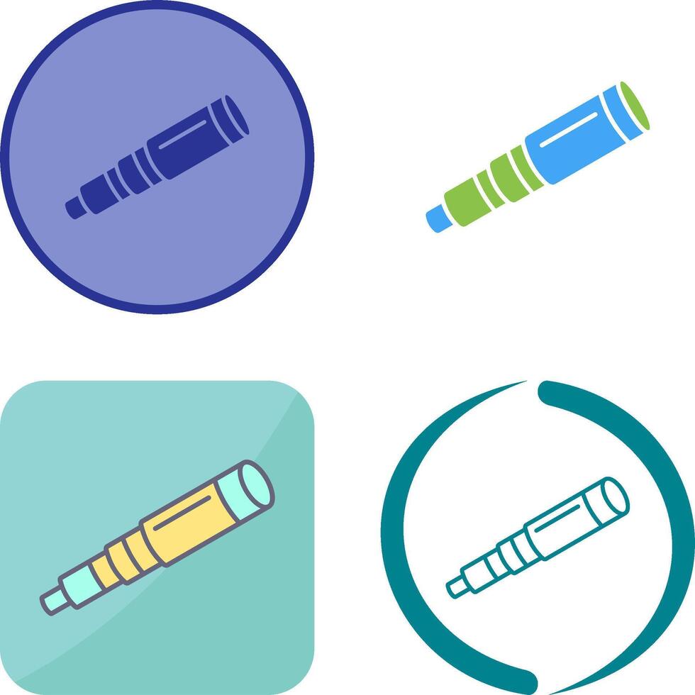 Binocular Icon Design vector