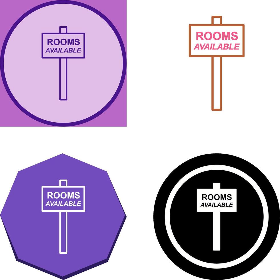 Rooms Icon Design vector