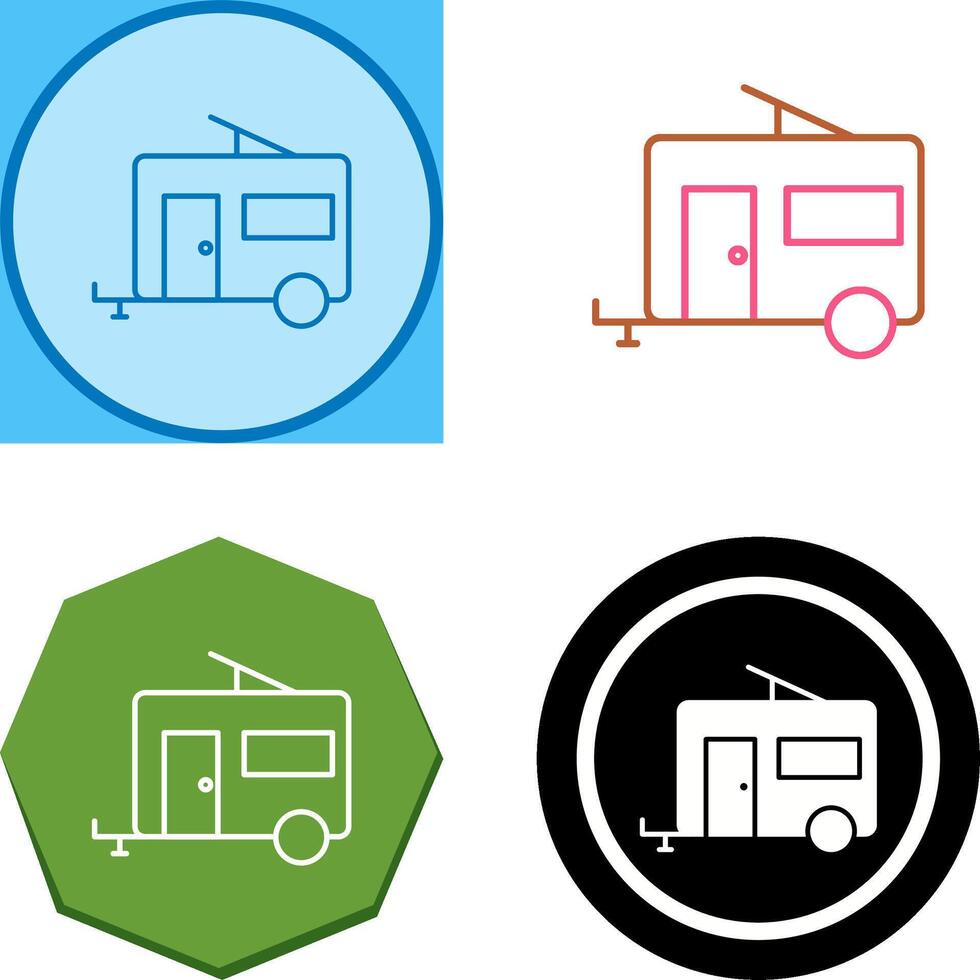 Trailer Icon Design vector