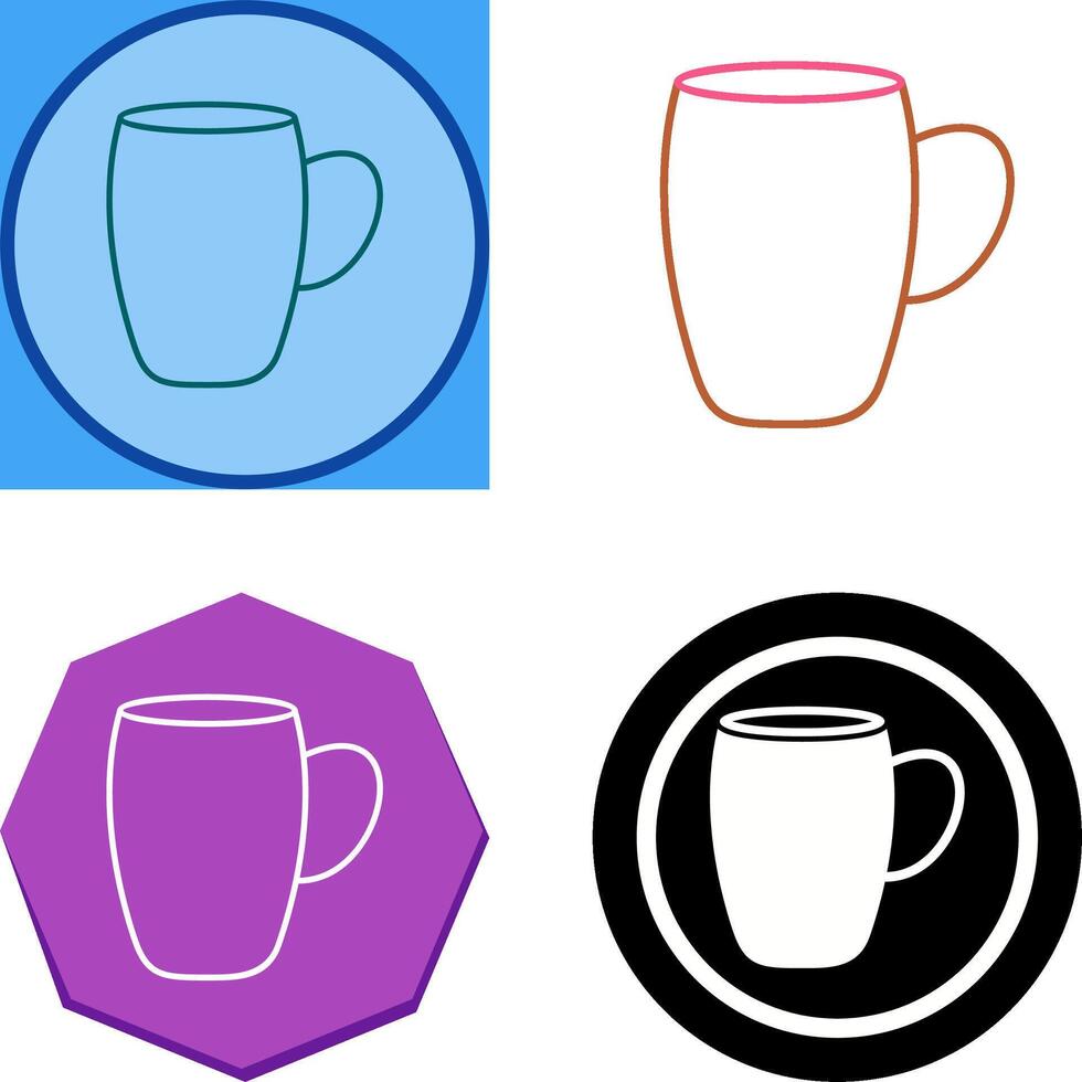 Mug Icon Design vector