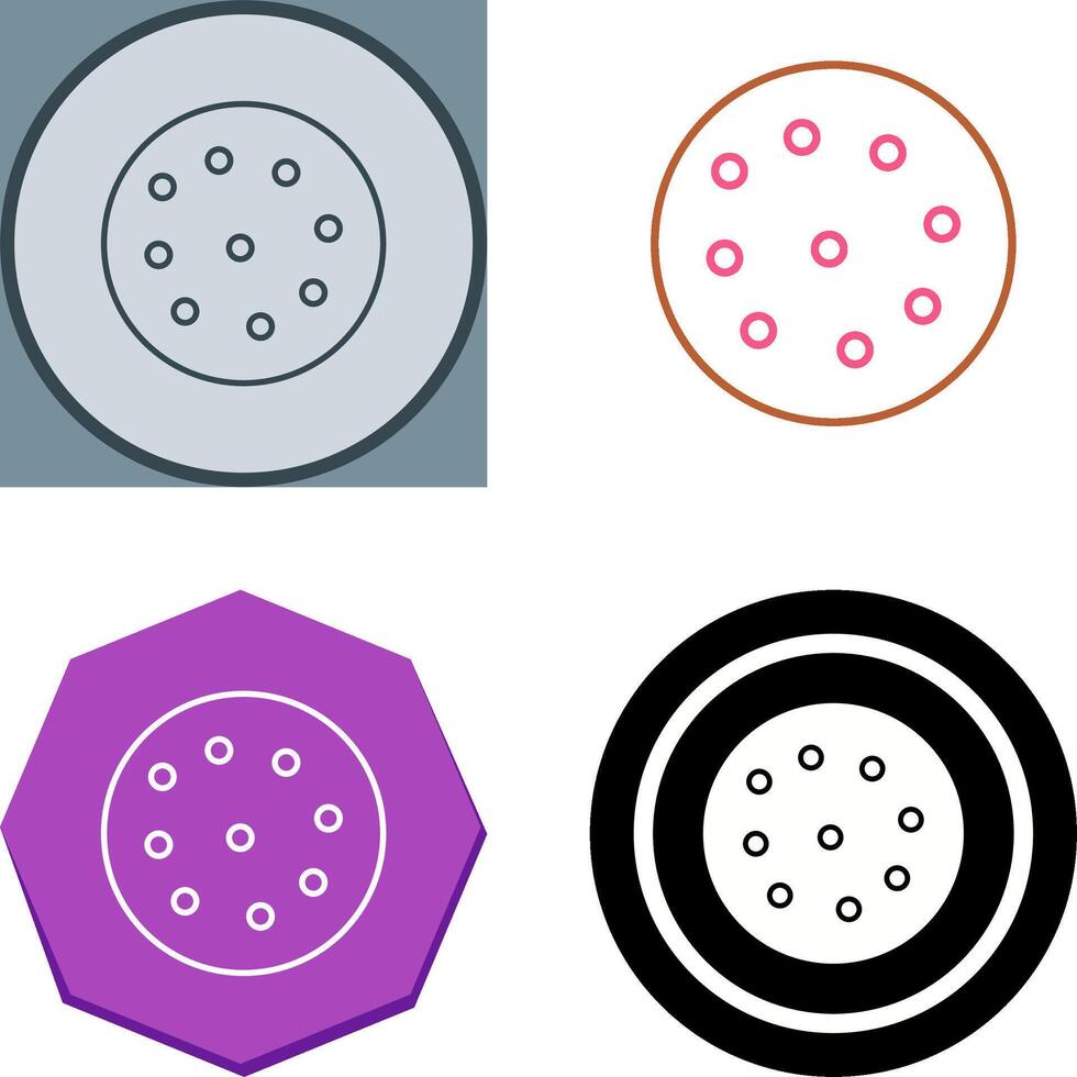 Cookie Icon Design vector