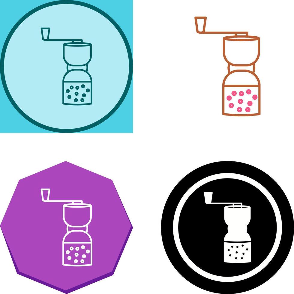 Coffee Grinder Icon Design vector