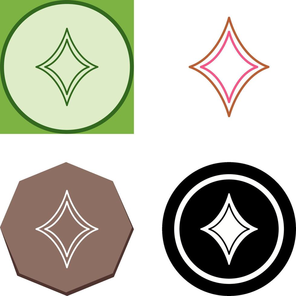 Diamond Icon Design vector