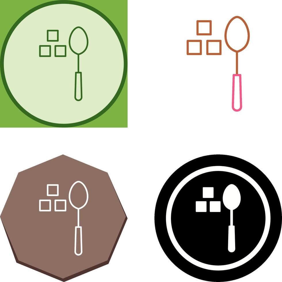 Sugar Icon Design vector