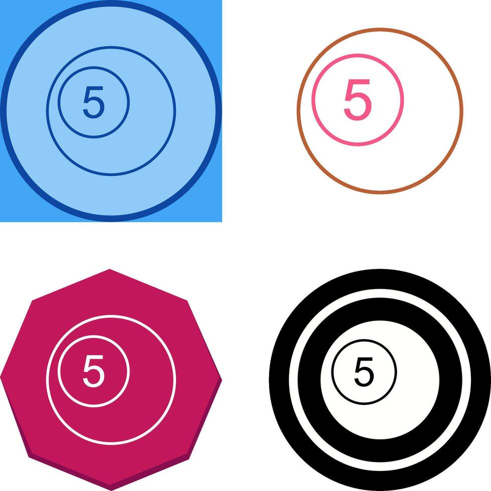 Pool Balls Icon Design vector