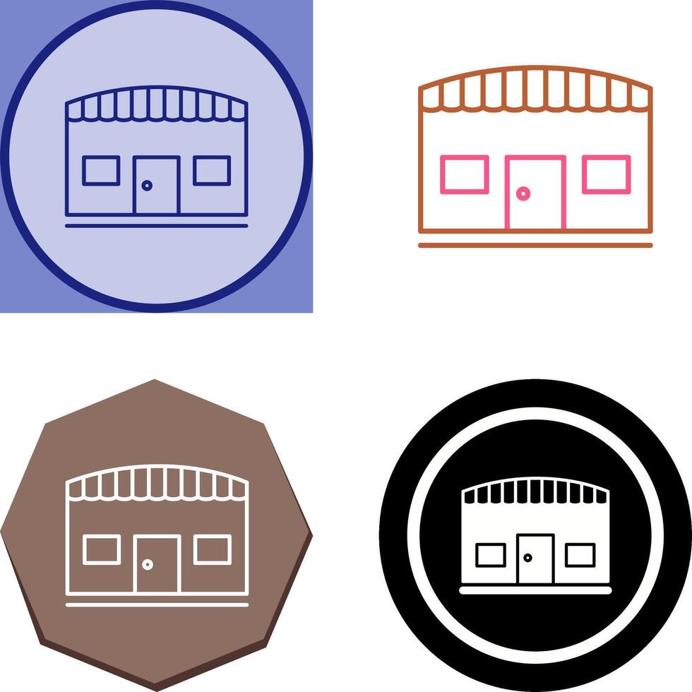 Unique Store Icon Design vector