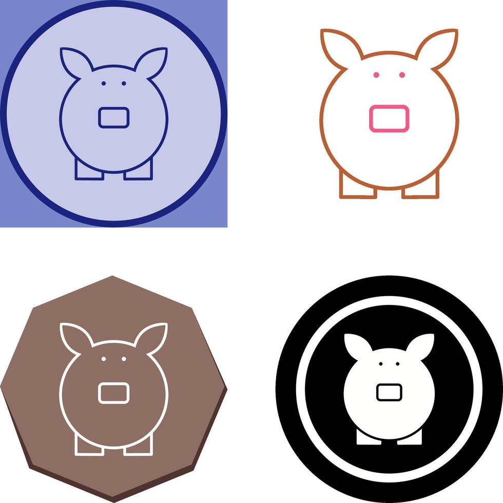 Unique Savings Icon Design vector