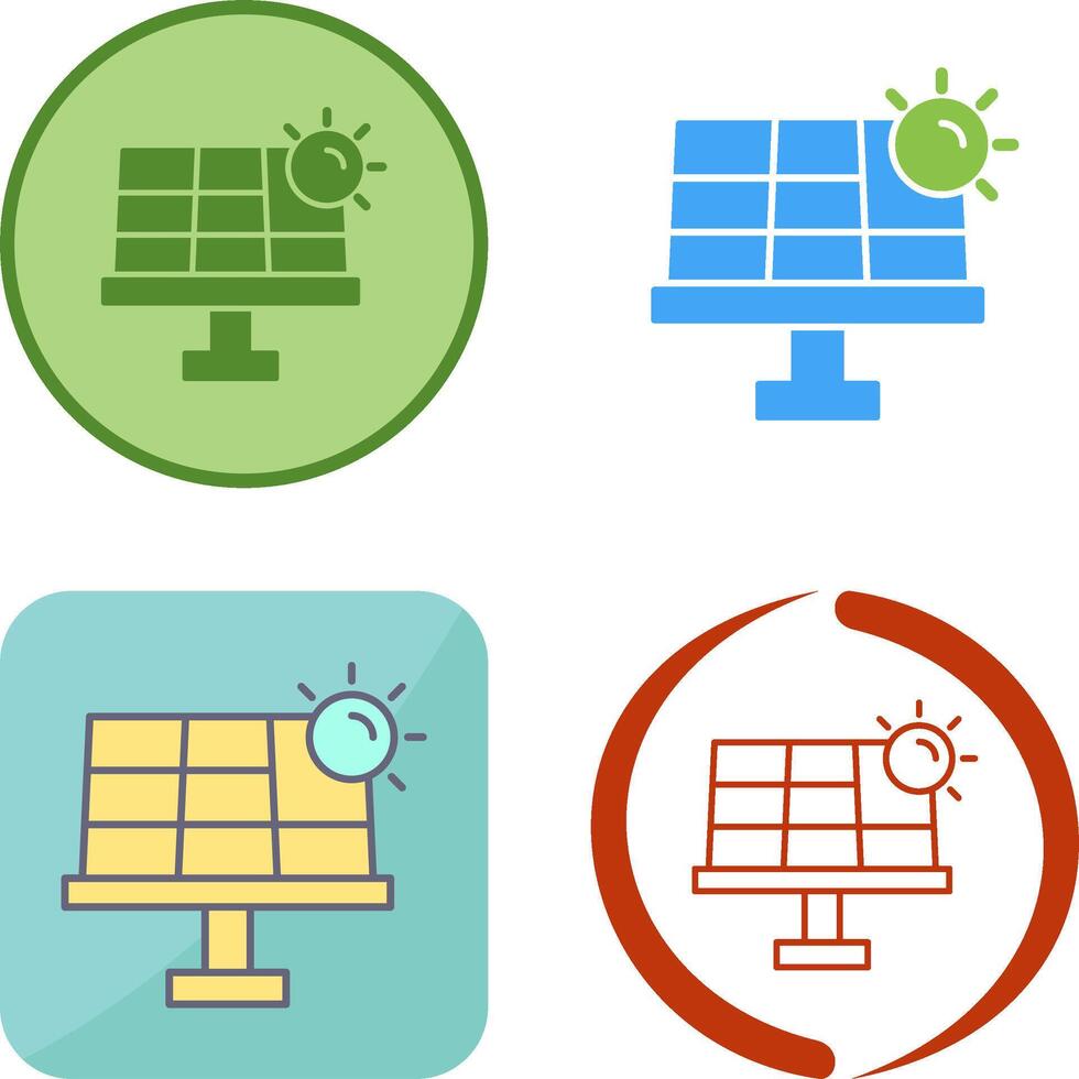 Solar Energy Icon Design vector