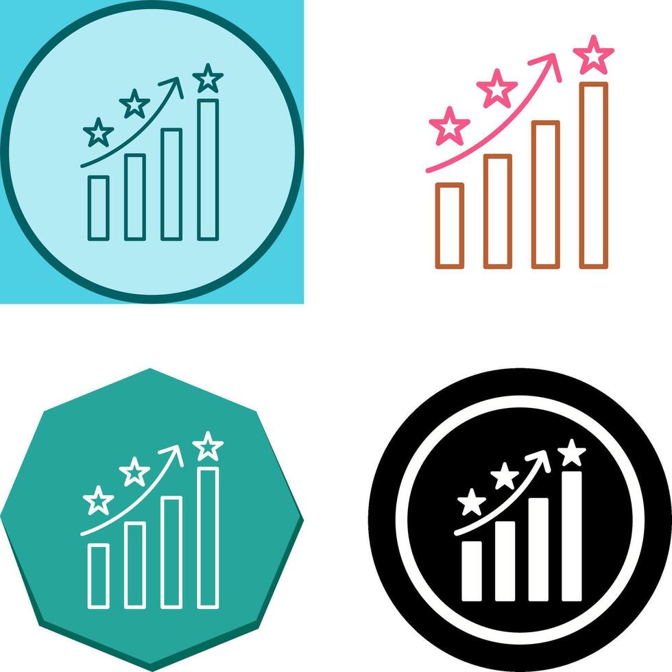 Unique Reputation Management Icon Design vector