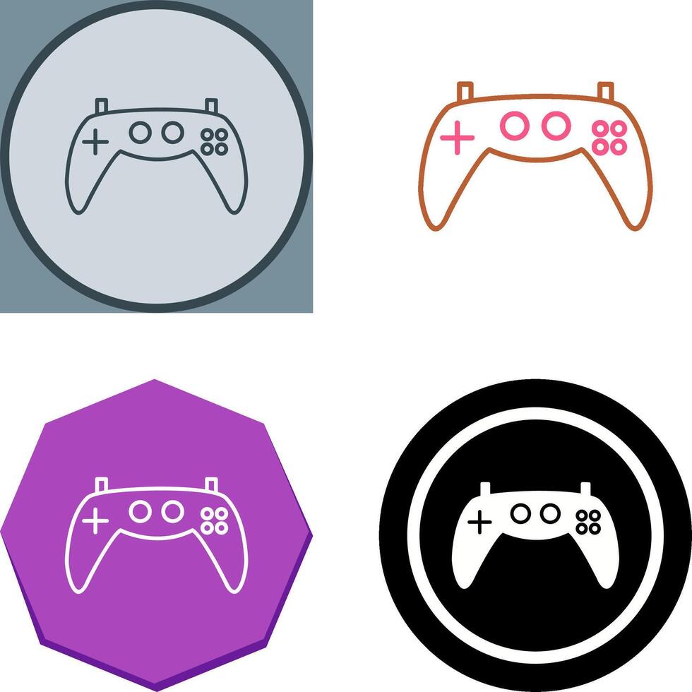 Unique Gaming Console Icon Design vector