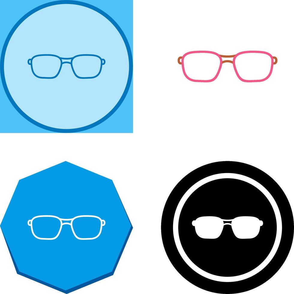 Glasses Icon Design vector