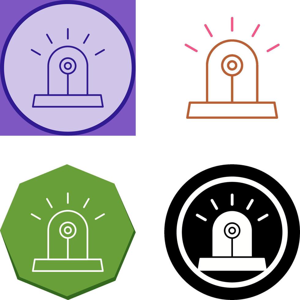 Unique Siren Icon Design vector
