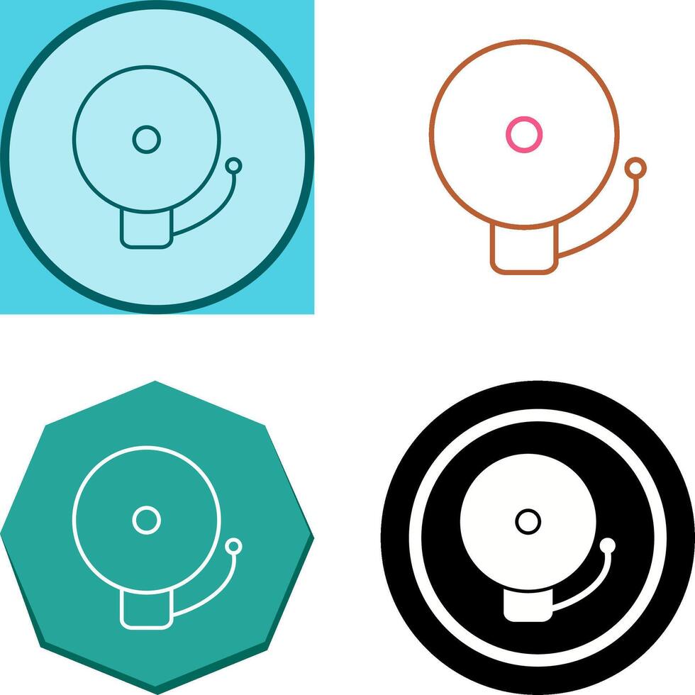 Unique Alarm Icon Design vector