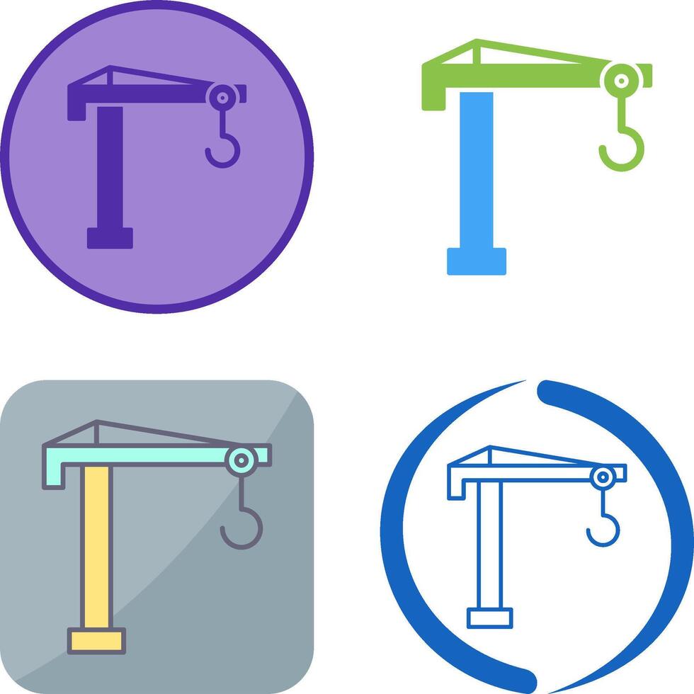 Crane Icon Design vector
