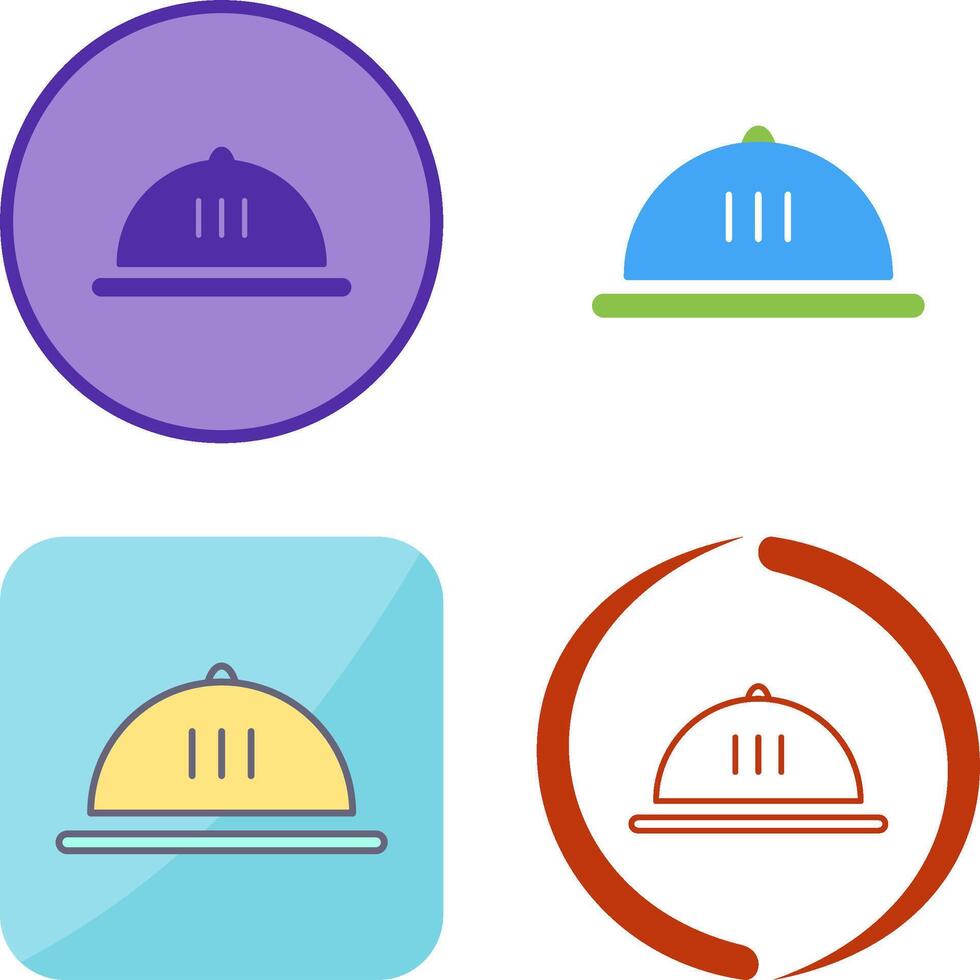 Dish Icon Design vector
