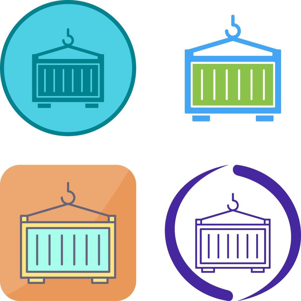 Container Icon Design vector
