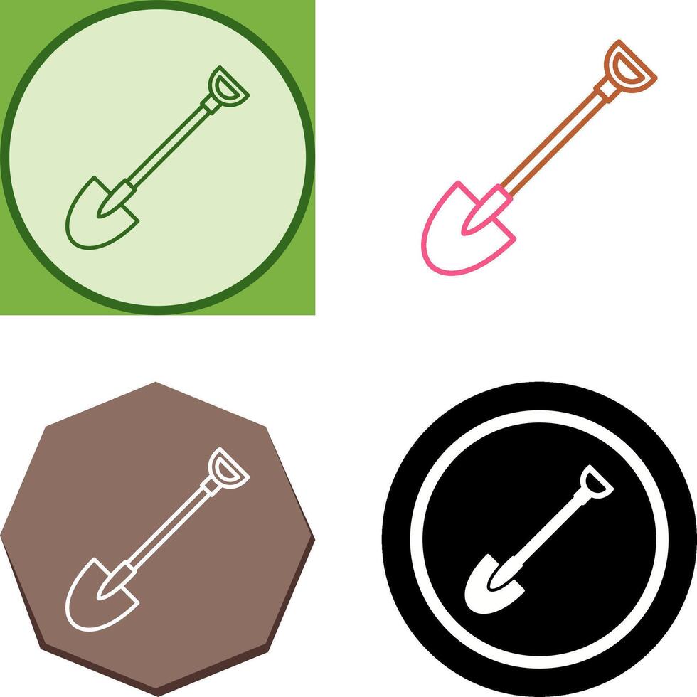 Shovel Icon Design vector